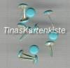 Brads-Motivklammer-Musterklammer-Rund / Nagel-hellblau-5mm-N-07