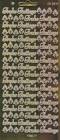 Zier-Sticker-Bogen-W 3041spfg-Spiegelfolie-Frohe Festtage-gold