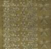 Zier-Sticker-Bogen-Frohe Festtage-gold-W319g
